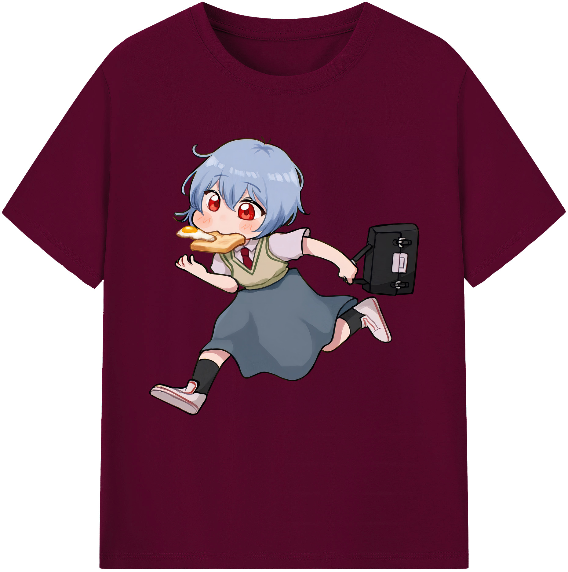（画像用） EVA 新世紀エヴァンゲリオン レディースカジュアルプリントTシャツ（綿100％）